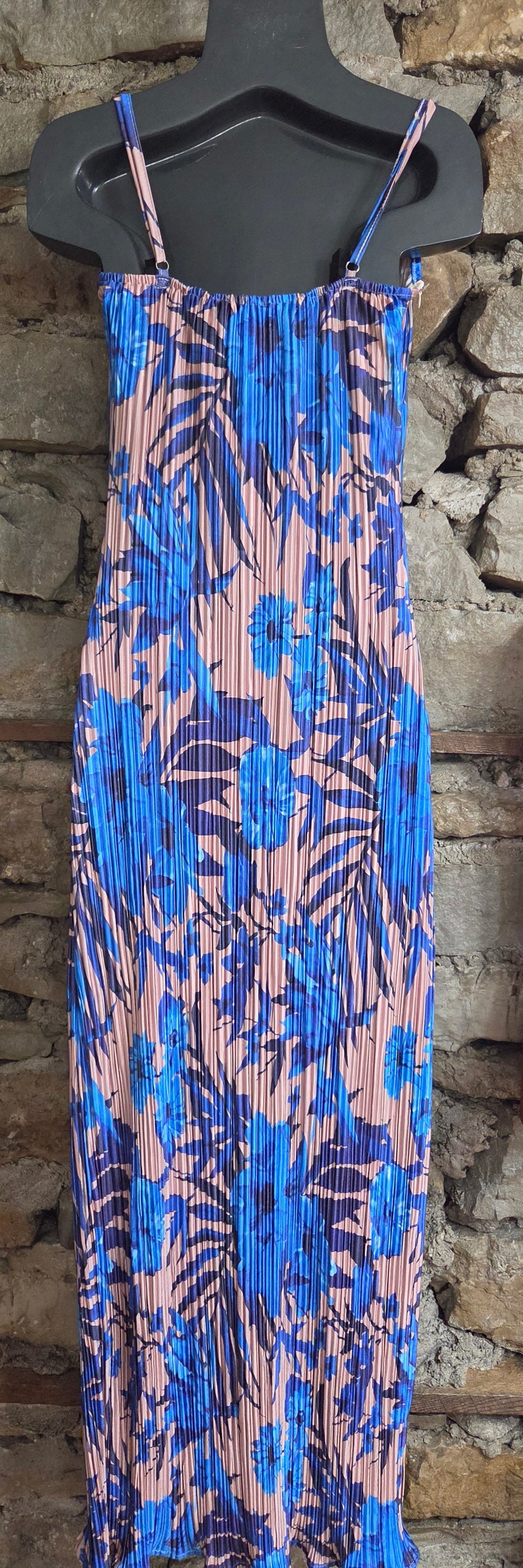 Floral Accordion Maxi Dress