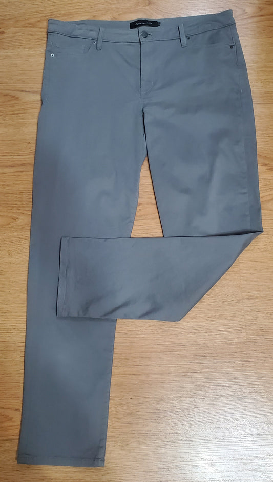 "Calvin Klein" High-Rise Straight Leg Stretch Jeans