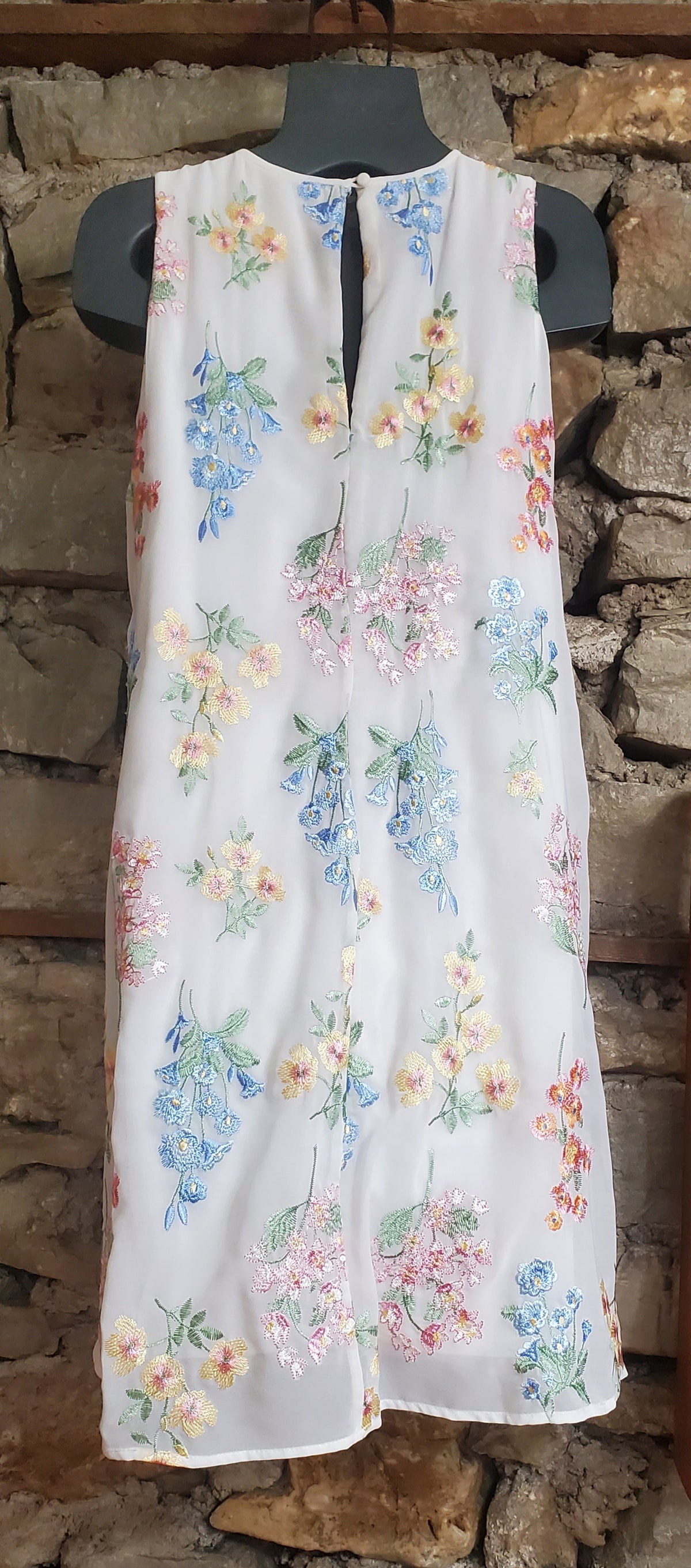 "Calvin Klein" Sleeveless Floral Dress
